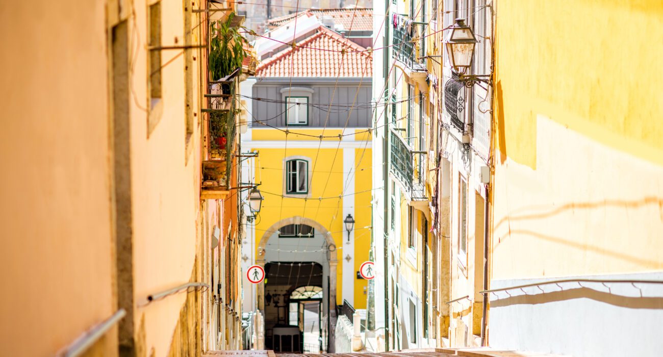 The colorful cityscape of Lisbon, Portugal